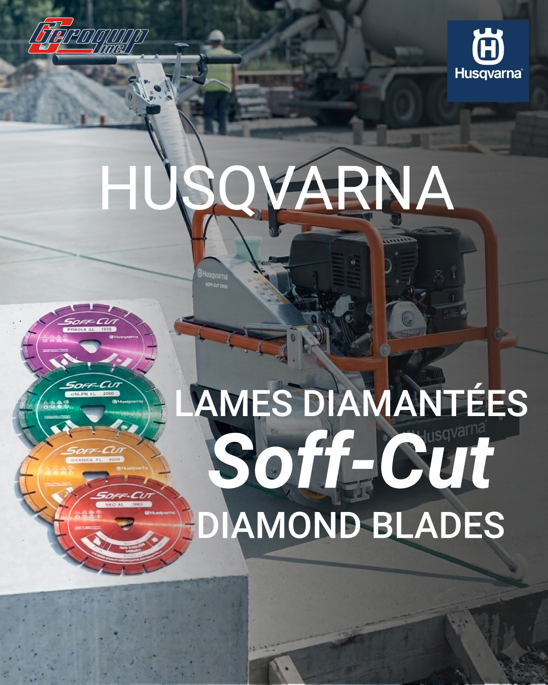 Husqvarna Lames diamantées soff-cut blades