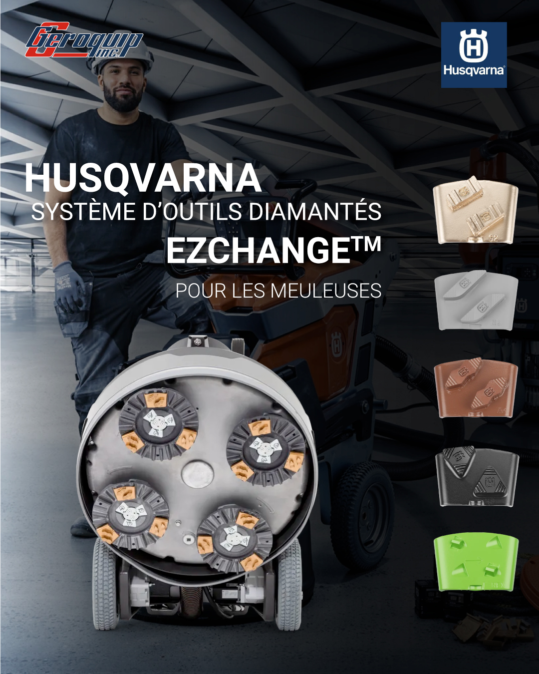 Husqvarna Serie sytème EZChange